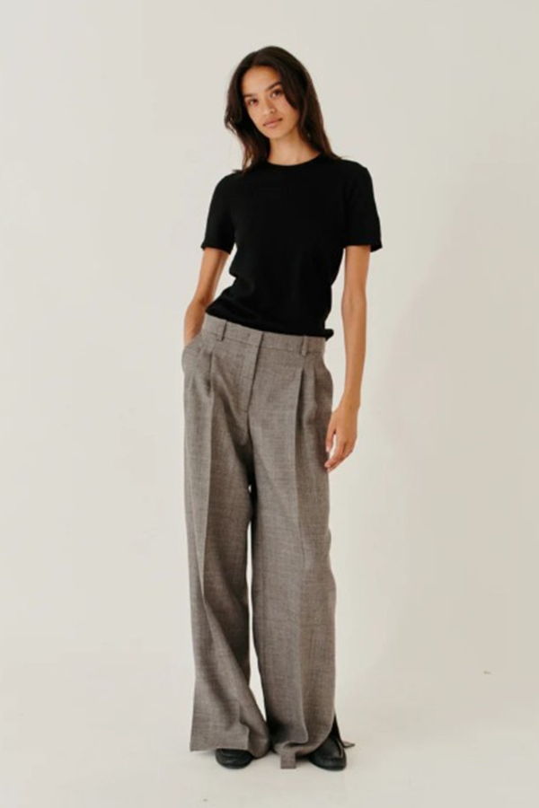 The Garment Bergen Knit Tee - Black