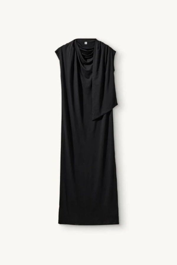 The Garment Scarf Dress - Black