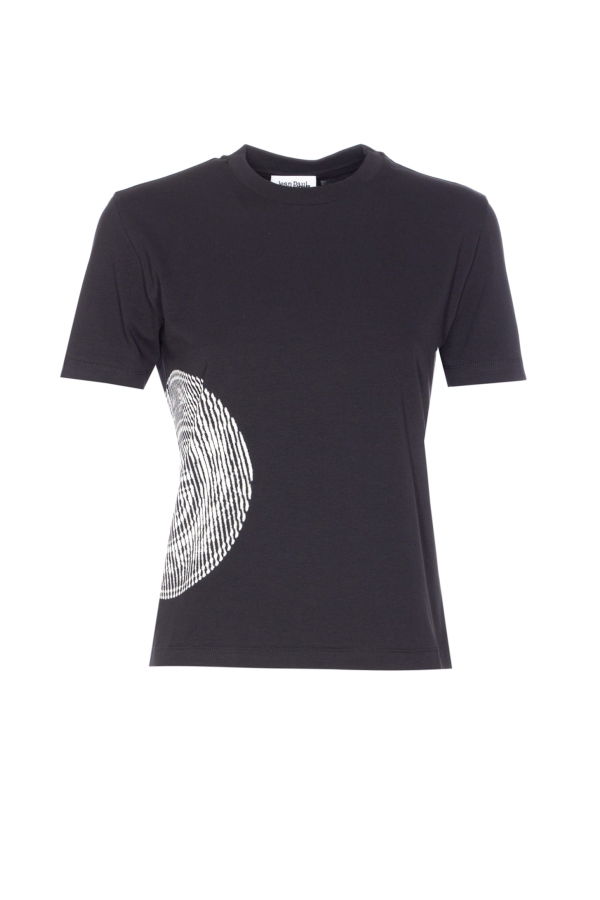 Jean Paul Gaultier Laurier Stamp Logo T-Shirt - Black