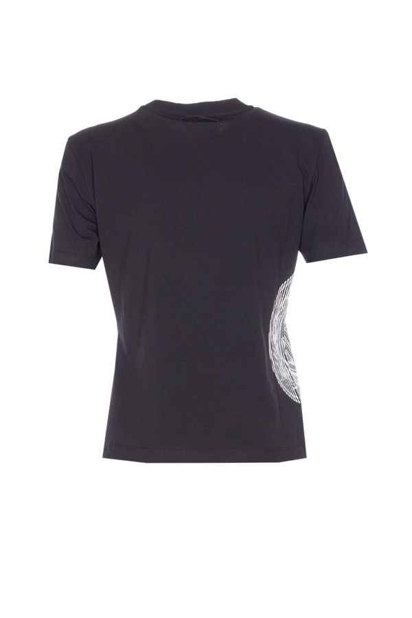 Jean Paul Gaultier Laurier Stamp Logo T-Shirt - Black