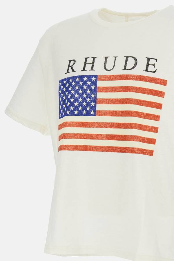 RHUDE Americana-Inspired T-Shirt - White