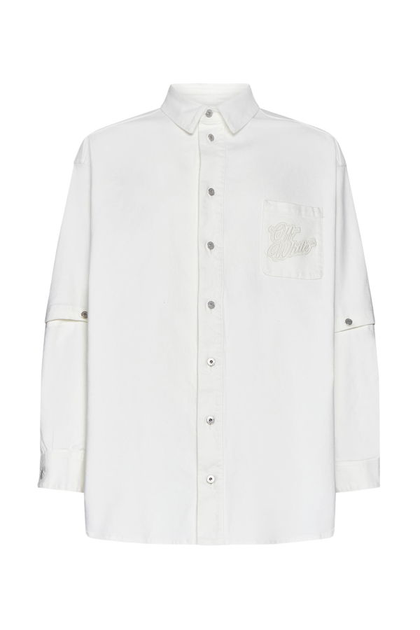 Off-White 90s Logo Overshirt - White