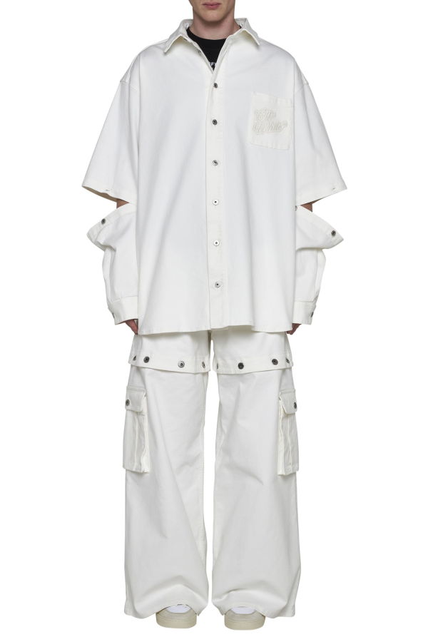 Off-White 90s Logo Overshirt - White