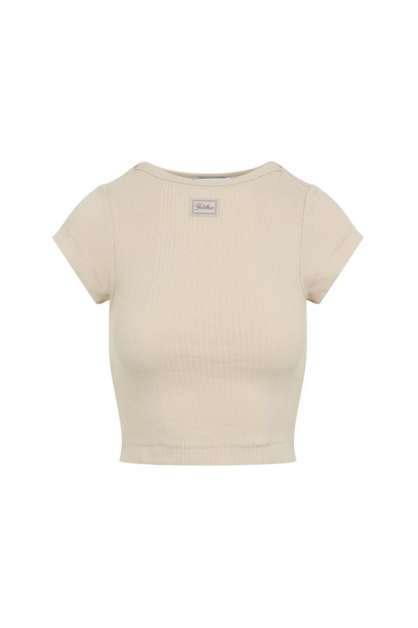 Jean Paul Gaultier Cropped T-Shirt - Nude