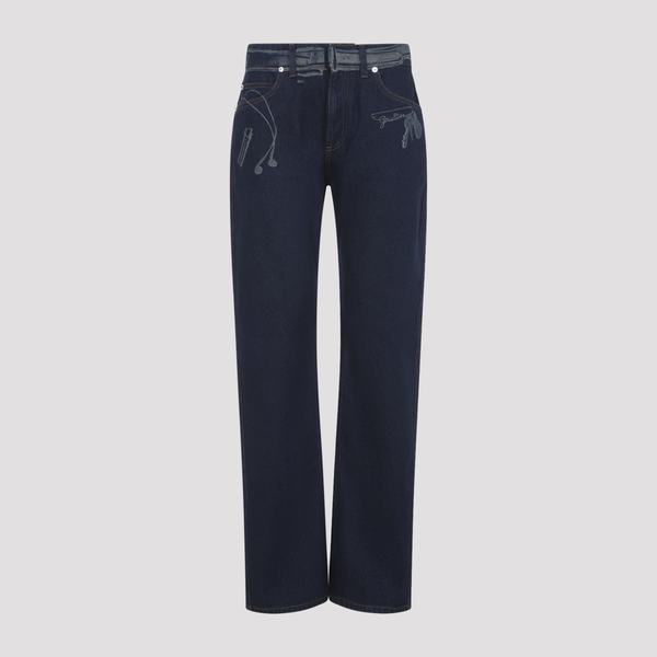 Jean Paul Gaultier Cotton Jeans - Vintage Blue