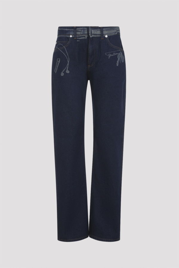 Jean Paul Gaultier Cotton Jeans - Vintage Blue