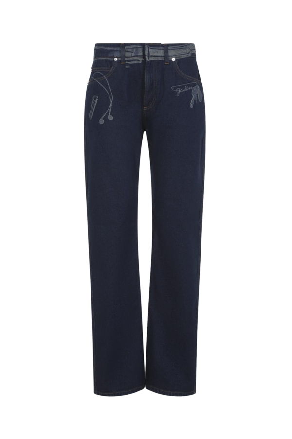 Jean Paul Gaultier Cotton Jeans - Vintage Blue