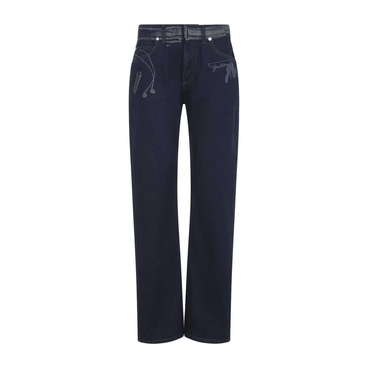Jean Paul Gaultier Cotton Jeans - Vintage Blue - Image 2 of 5