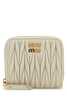 MIU MIU White Nappa Leather Wallet - Bianco - Thumbnail 1