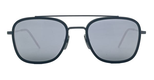 Thom Browne Rectangular Aviator Sunglasses - Matte Black