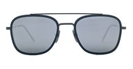 Thom Browne Rectangular Aviator Sunglasses - Matte Black - Thumbnail 1
