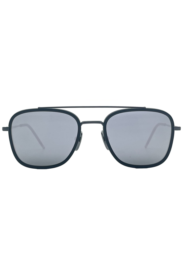 Thom Browne Rectangular Aviator Sunglasses - Matte Black
