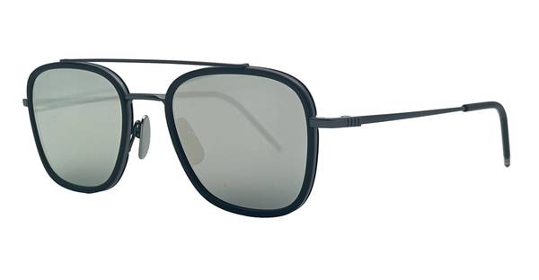 Thom Browne Rectangular Aviator Sunglasses - Matte Black