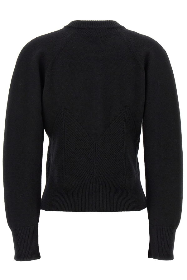 Alexander McQueen Chevron Corset Sweater - Black