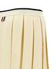 thom browne Knitted Pleated Skirt - White - Thumbnail 4