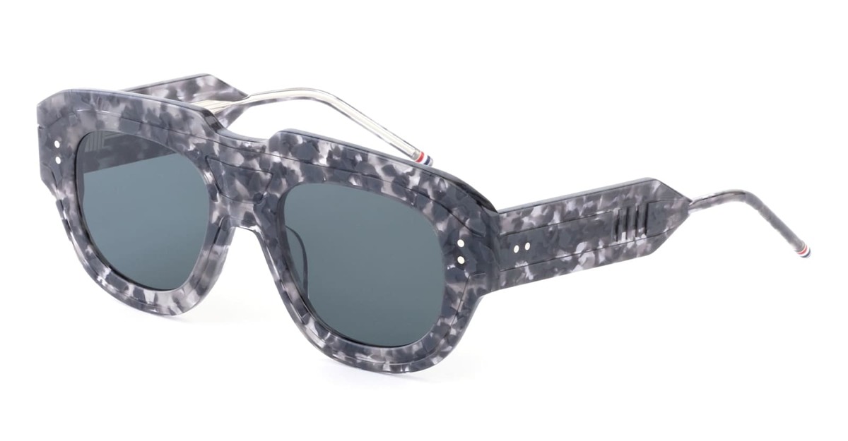 Thom Browne Rectangular Sunglasses - Dark Grey - Image 2 of 2