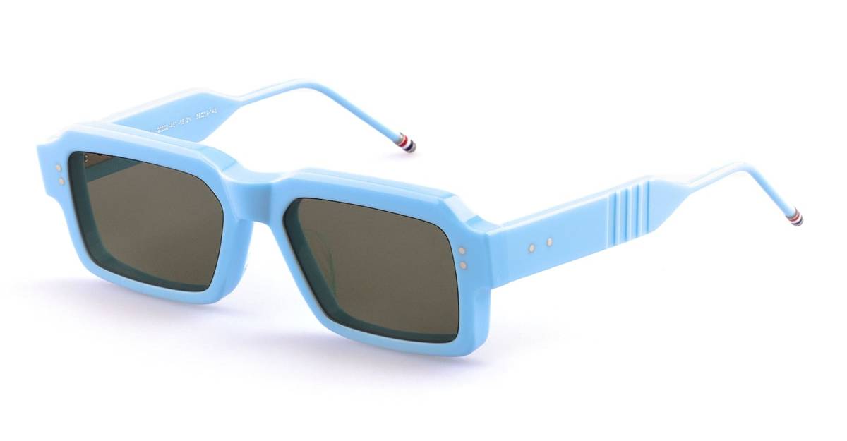 thom browne Rectangular Sunglasses - Blue - Image 2 of 2