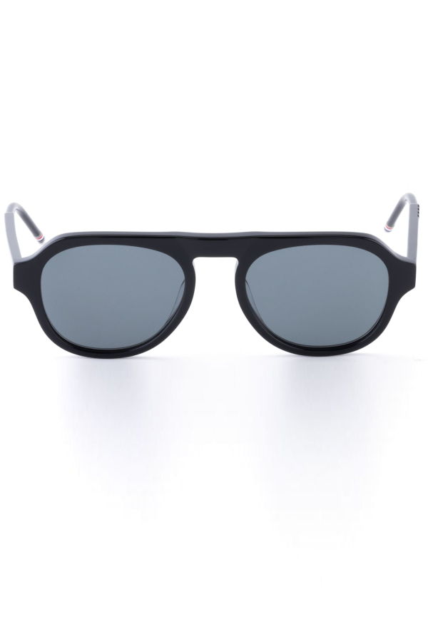 Thom Browne Oval Sunglasses - Black