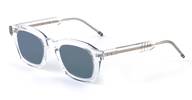 thom browne Rectangular Crystal Sunglasses - Transparent - Thumbnail 2