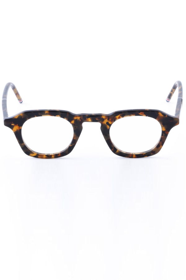 Thom Browne Oval Glasses - Brown
