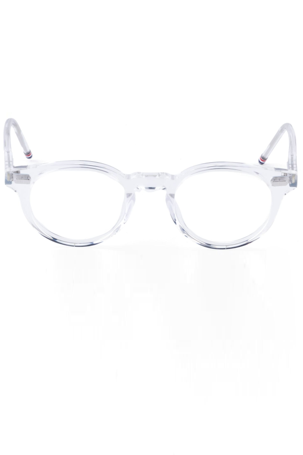 thom browne Round Crystal Rx Glasses - Transparent