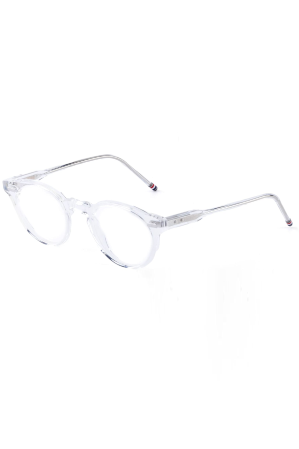 thom browne Round Crystal Rx Glasses - Transparent
