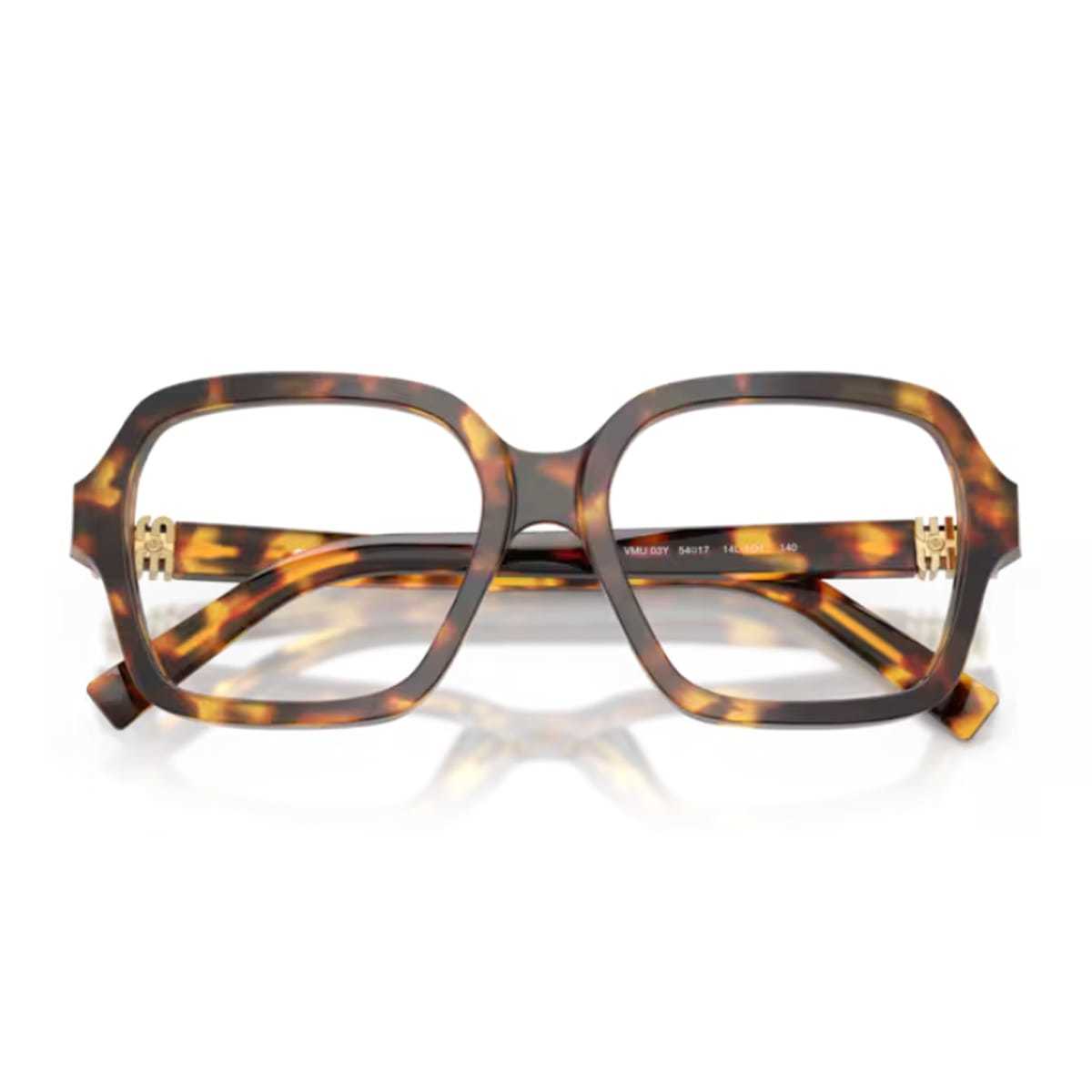 MIU MIU 0MU 03YV Miu Regard 14L1O1 Glasses - Havana - Image 1 of 2