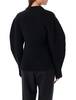 Jil Sander Baloon Sleeve Fisherman Sweater - Black - Thumbnail 2