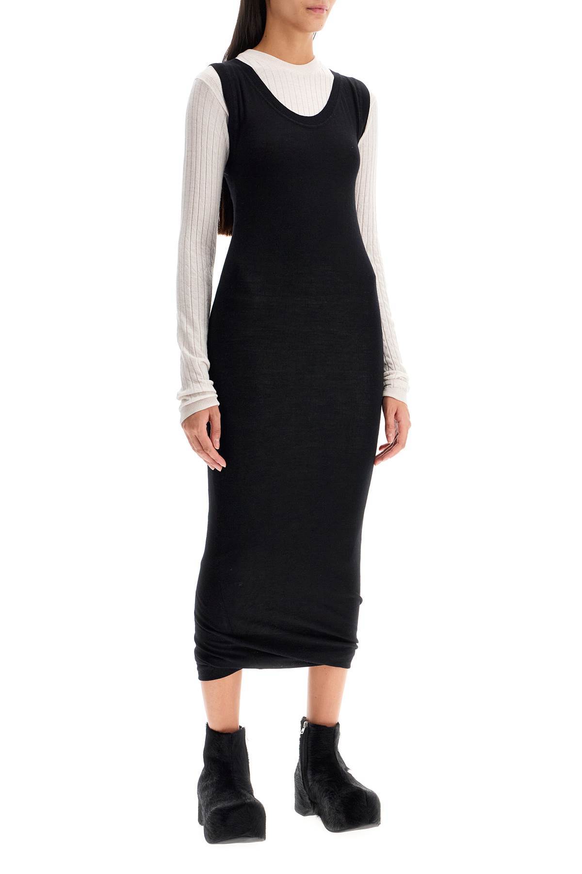 Marni Layered Knit Dress - Black - Image 2 of 4