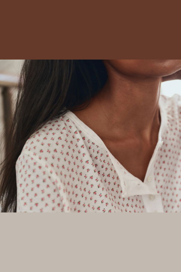 The Great. The Crop Sleep Henley Top