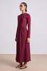 Apiece Apart Volta Dress - Black Cherry - Thumbnail 3
