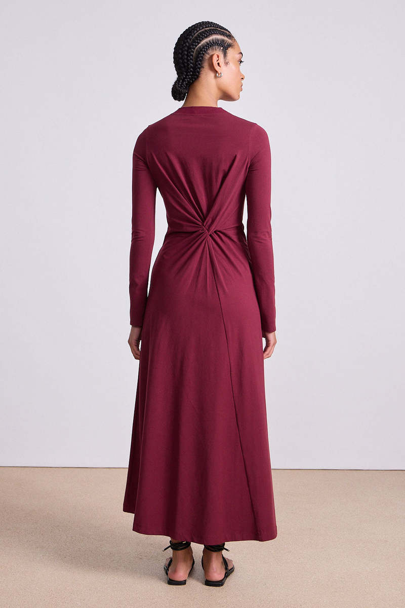 Apiece Apart Volta Dress - Black Cherry