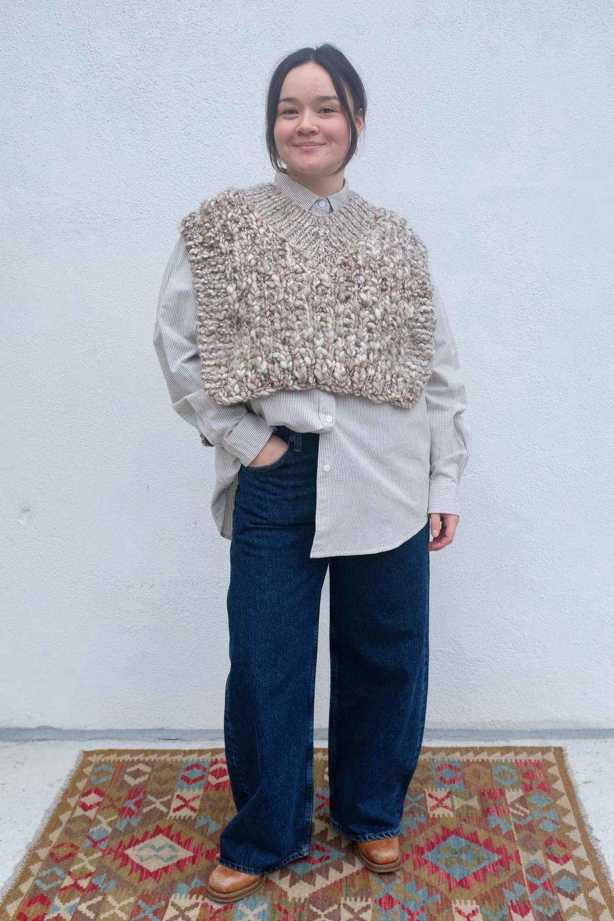 OUND Higo Hand Knitted Wool Vest - Image 2 of 11