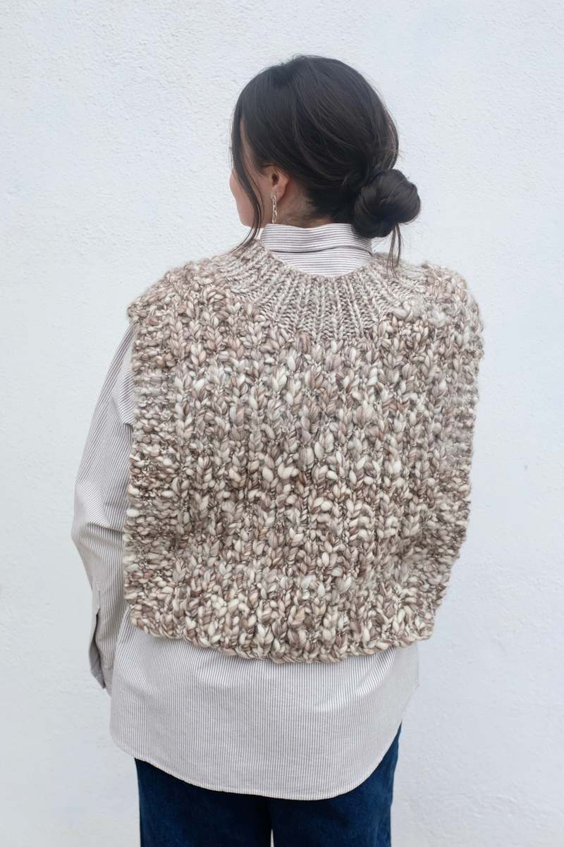 OUND Higo Hand Knitted Wool Vest