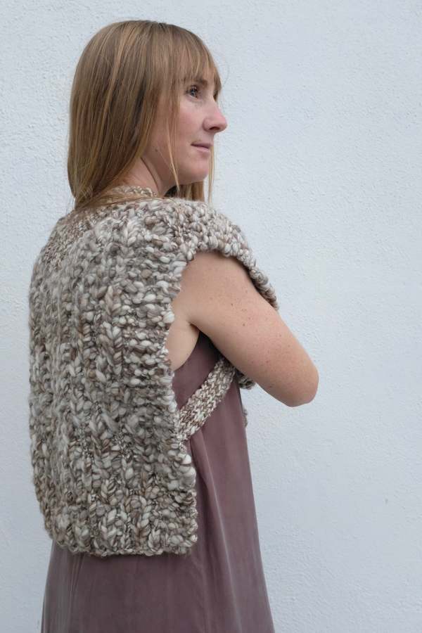 OUND Higo Hand Knitted Wool Vest