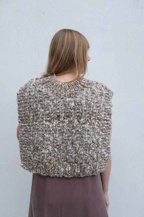 OUND Higo Hand Knitted Wool Vest