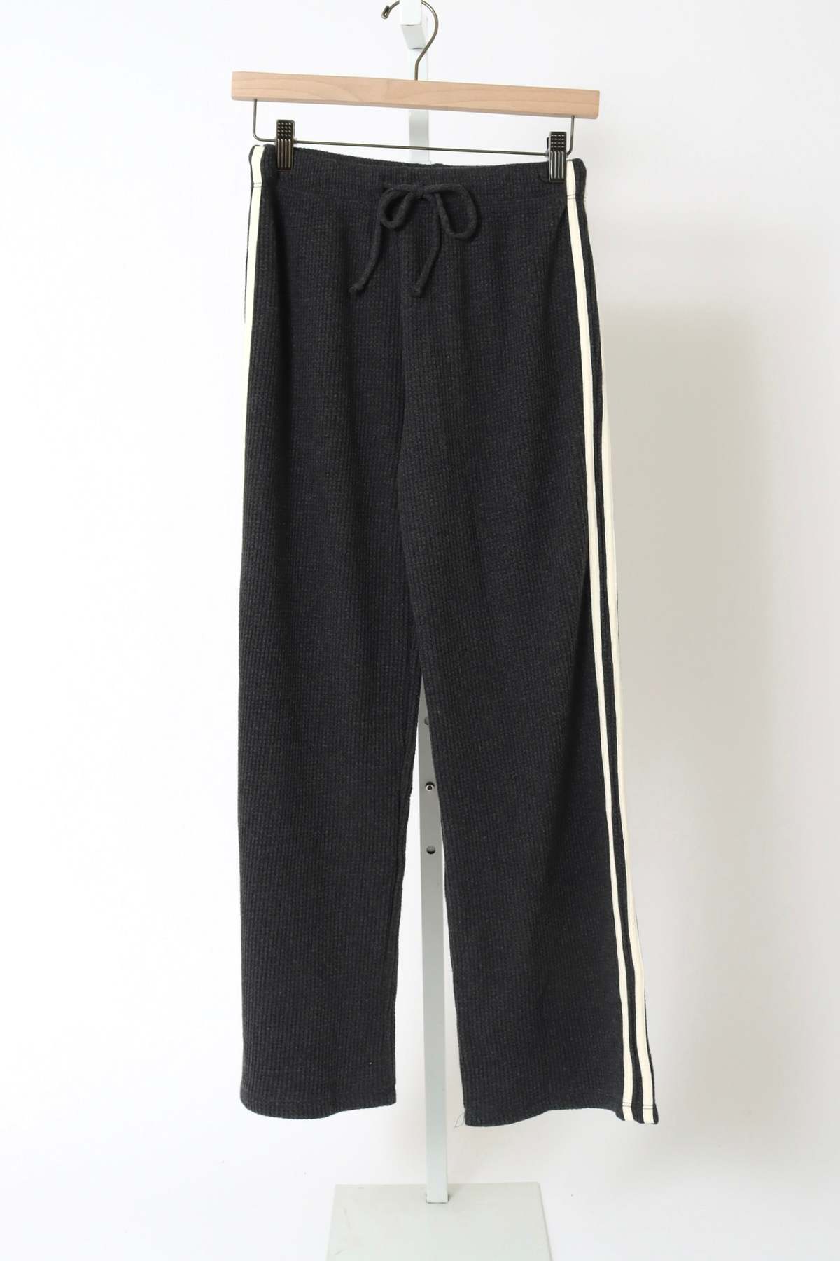 Donni. The Thermal Crop Stripe Pant - Image 1 of 5