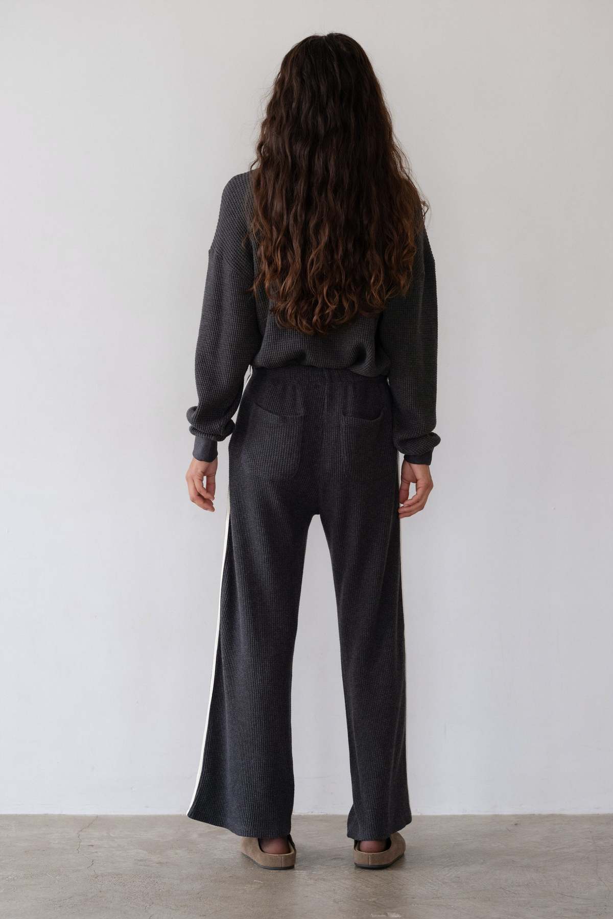 Donni. The Thermal Crop Stripe Pant - Image 4 of 5