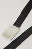 B-LOW THE BELT Leighton Belt - Black/Silver - Thumbnail 1