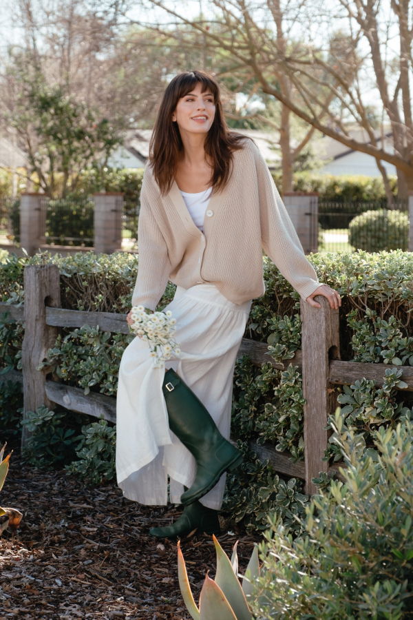 Whimsy + Row Chloe Cardigan - Oatmeal