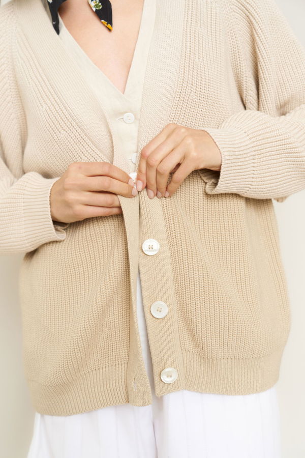 Whimsy + Row Chloe Cardigan - Oatmeal