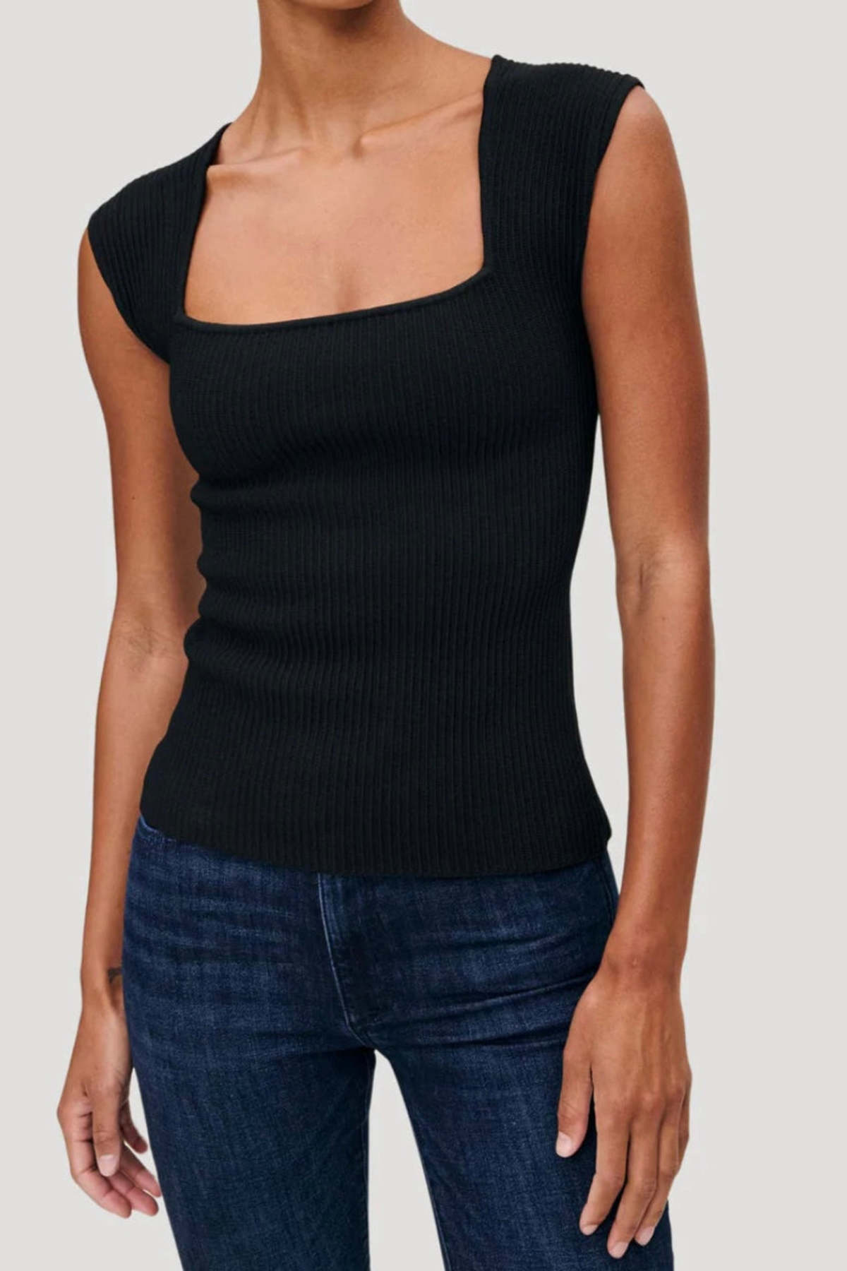 DL 1961 Square Neck Top - Image 1 of 2