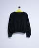 MM6 Maison Margiela Black Cotton Deconstructed Zipped Sweatshirt - Thumbnail 2
