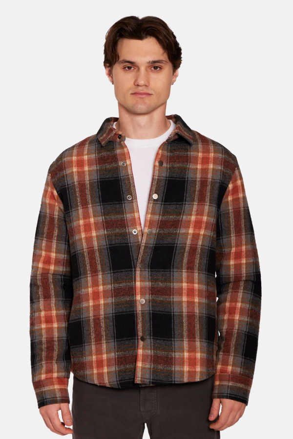 Blue&Cream Benny Overshirt w/Quilted Lining Jacket