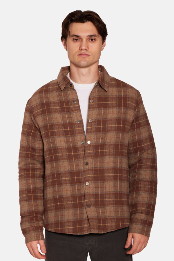 Blue&Cream Benny Overshirt with Quilted Lining Jacket