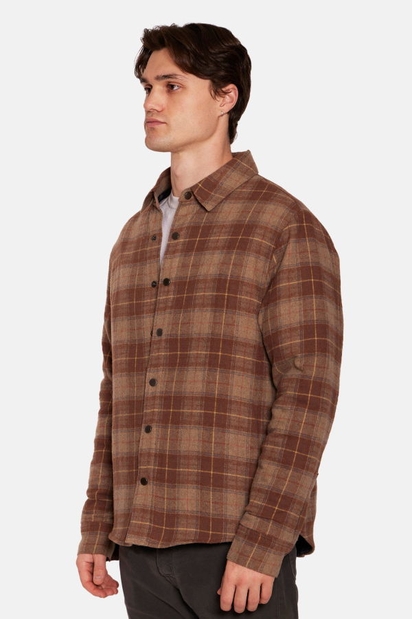 Blue&Cream Benny Overshirt with Quilted Lining Jacket