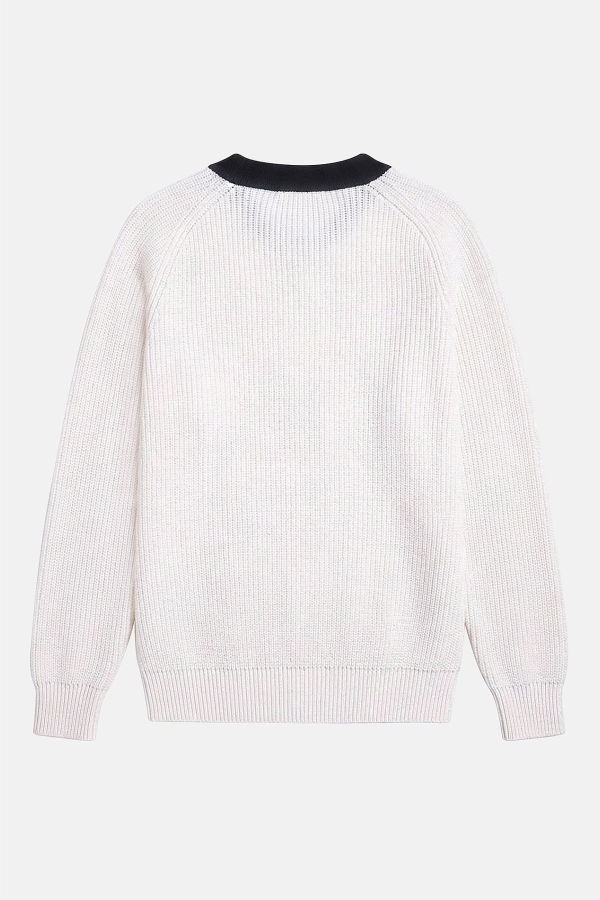 Blue&Cream BK Ribbed Combo Cardigan