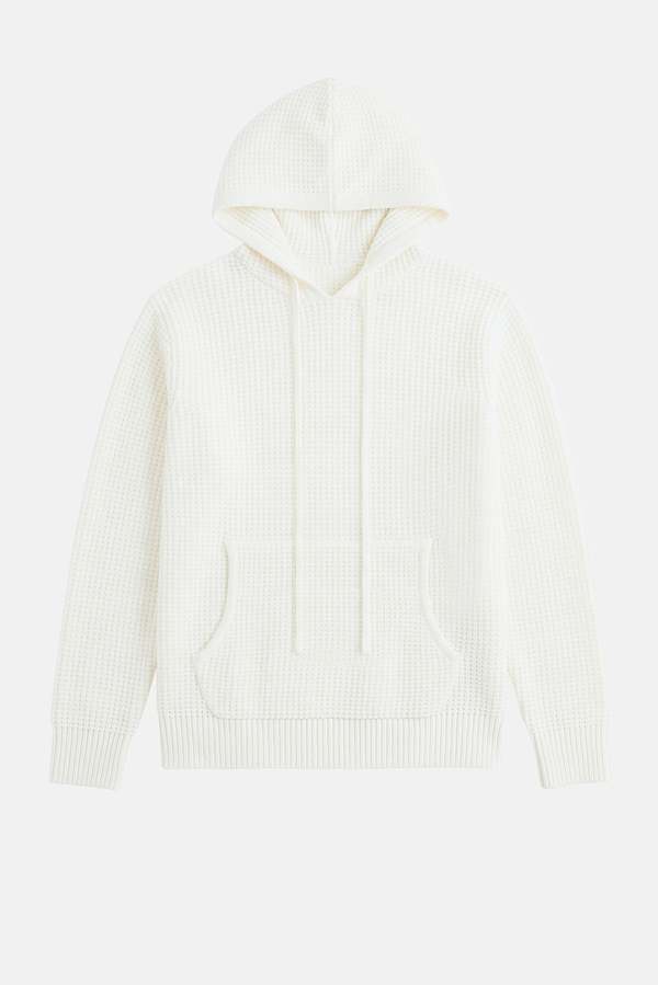 Blue&Cream Montecito Waffle Pullover Hoodie