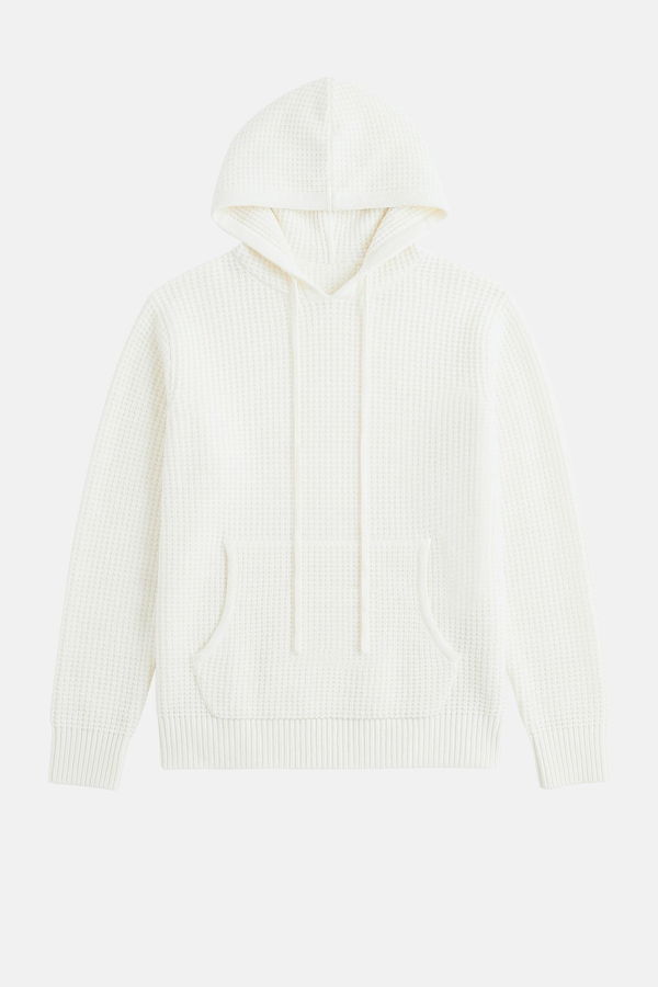 Blue&Cream Montecito Waffle Pullover Hoodie