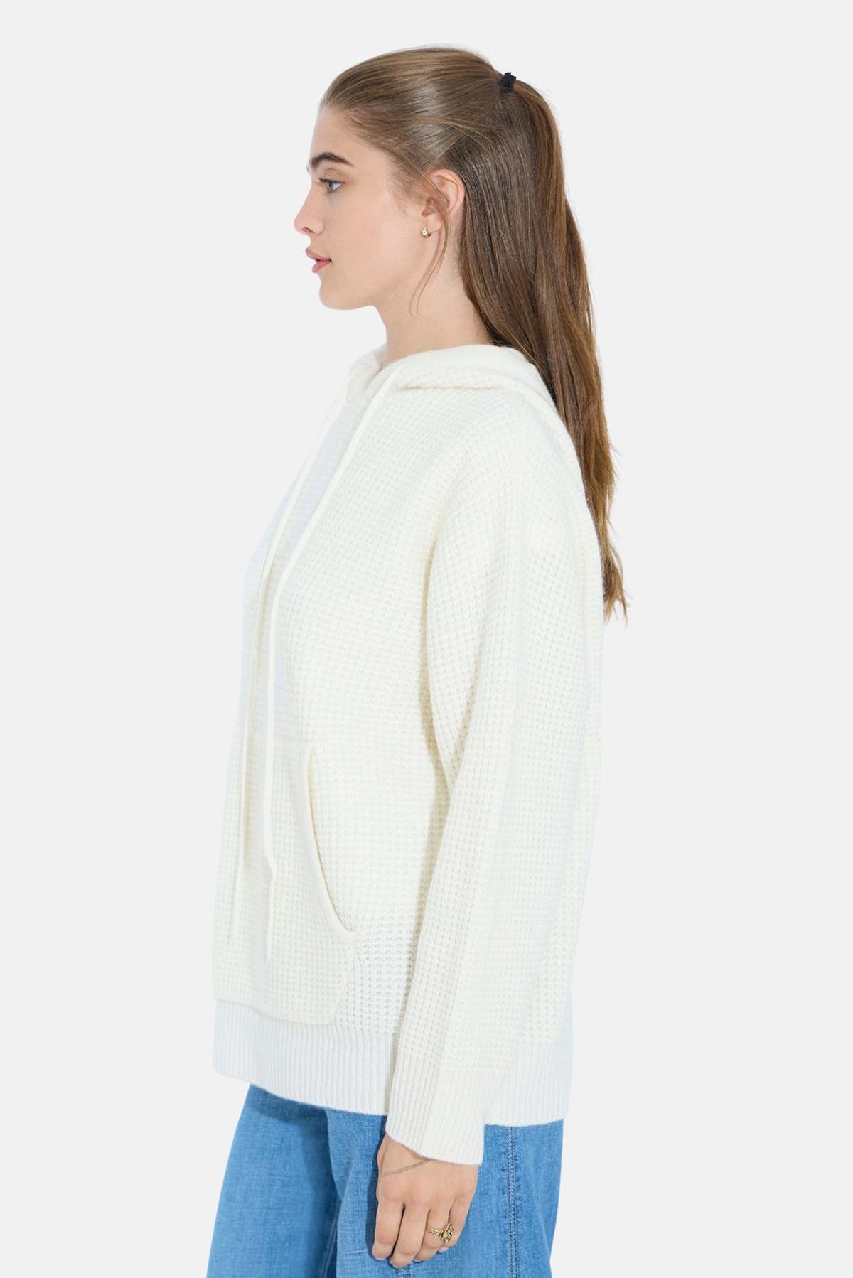 Blue&Cream Montecito Waffle Pullover Hoodie - Image 5 of 6